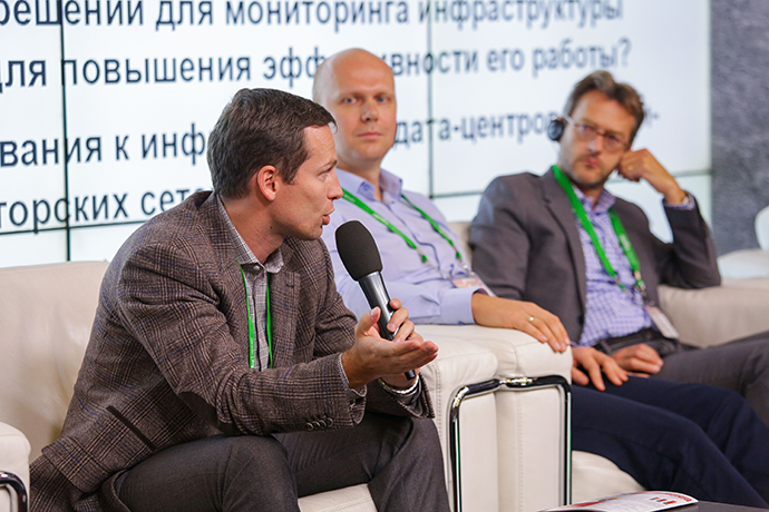 Victor Polyakov at IoT technologies challenges and possibilities in datacenters discussion