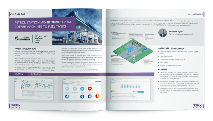 Petrol Station Monitoring: from Coffee Machines to Fuel Storage Tanks